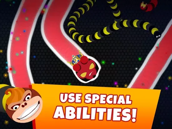 Snaky .io - MMO Worm Game iPad  سکرین شاٹس