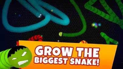 Snaky .io - MMO Worm Game سکرین شاٹس