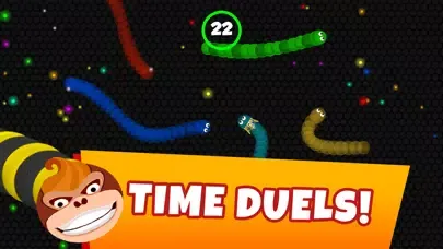 Snaky .io - MMO Worm Game سکرین شاٹس