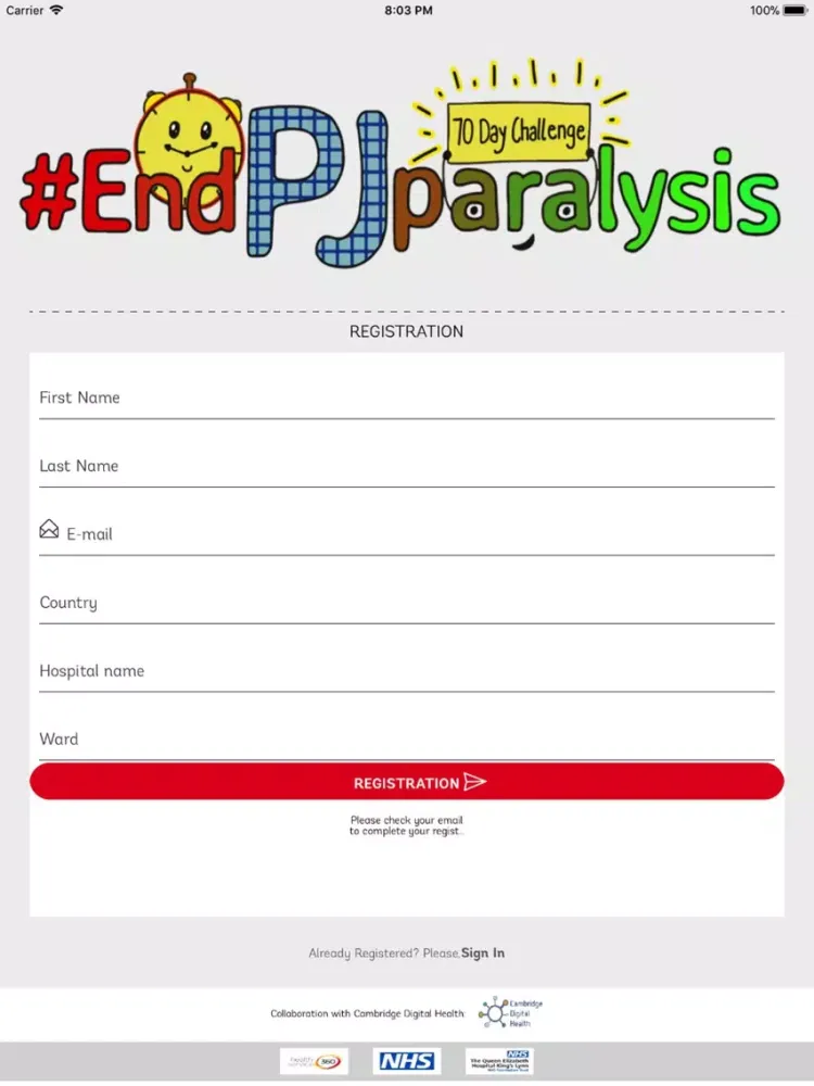 Скриншоты #EndPJparalysis iPad 
