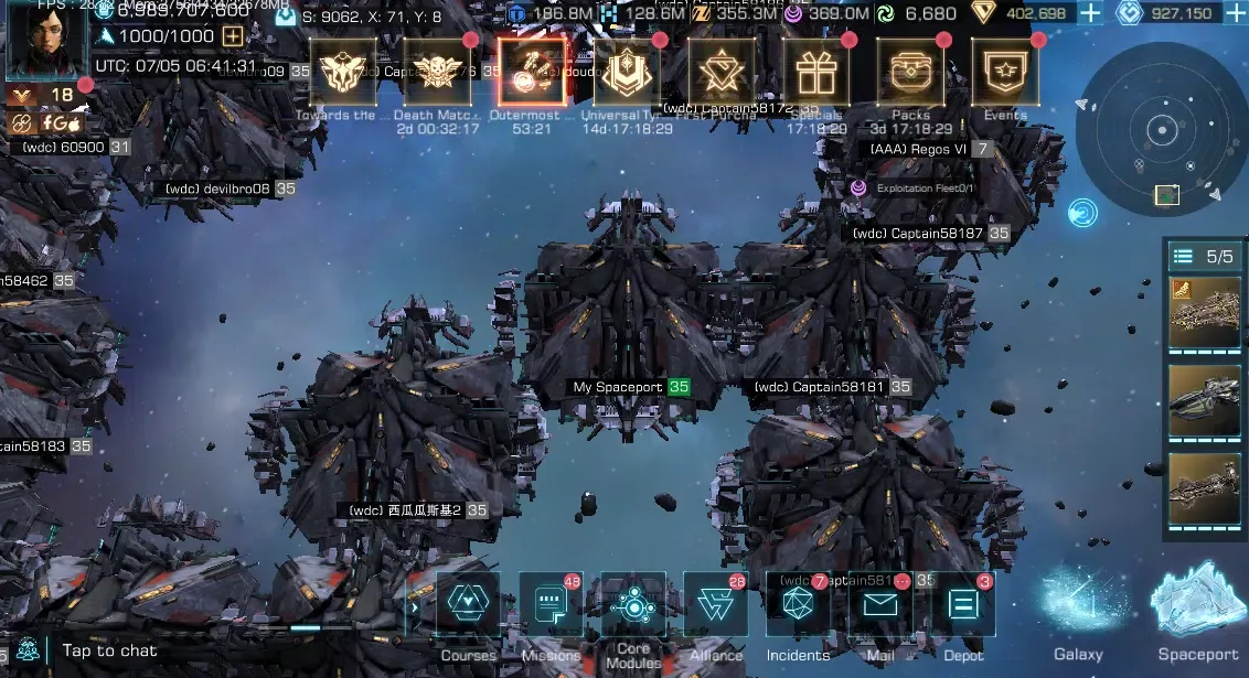 Infinite Galaxy スクリーンショット