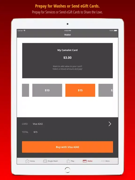 Camelot Car and Dog Wash iPad 应用截图
