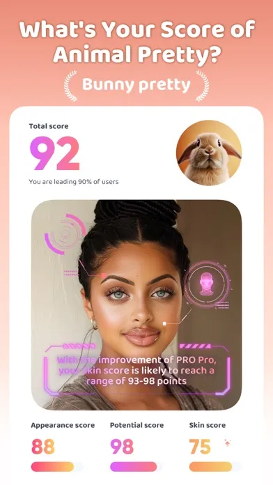 AnimalFace-face types test スクリーンショット