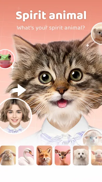 AnimalFace-face types test スクリーンショット