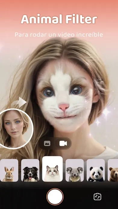 AnimalFace-face types test スクリーンショット