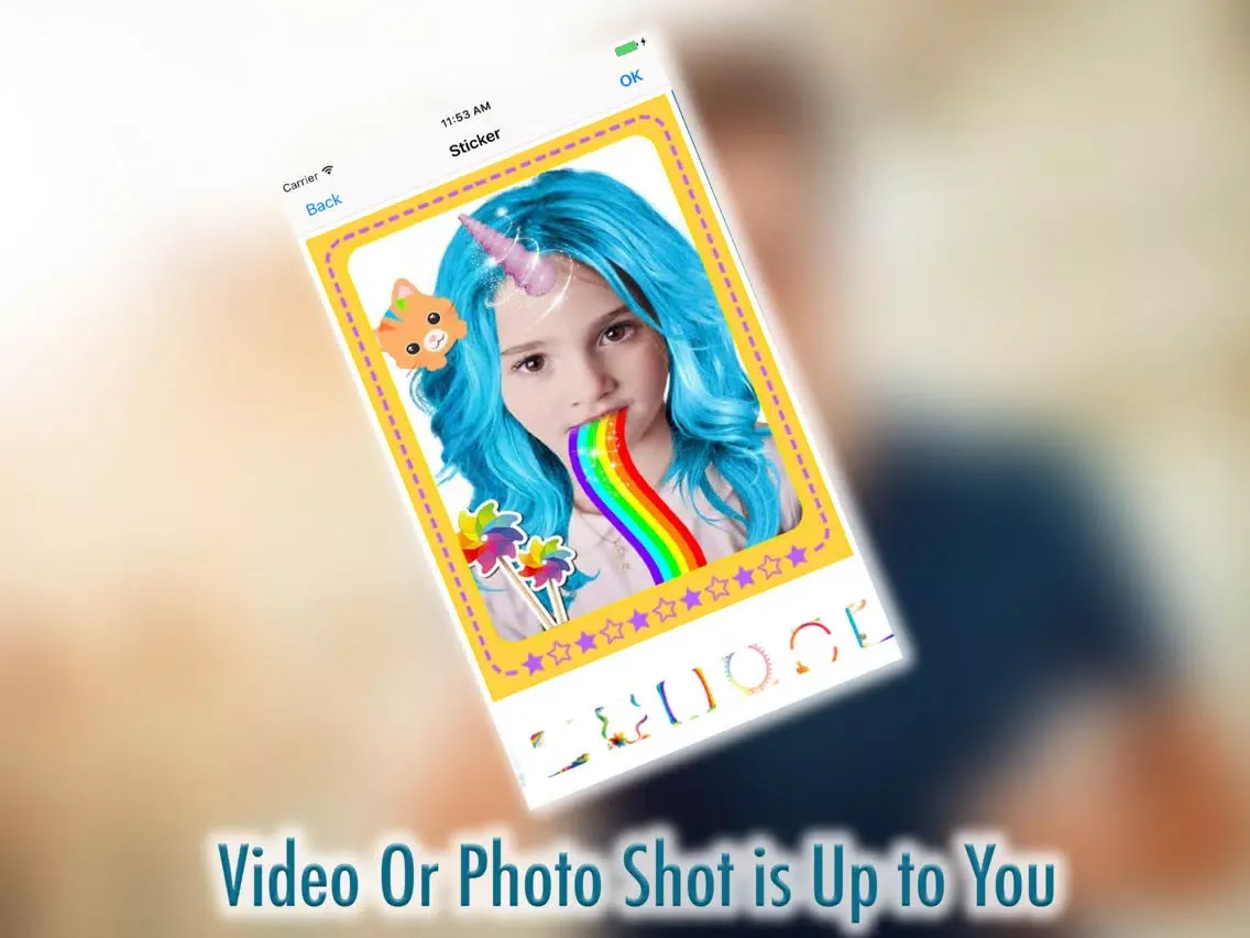 Capturas de pantalla de Crazy Rainbow Photo Effects & Sticker & Filter iPad 