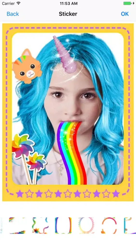 Capturas de pantalla de Crazy Rainbow Photo Effects & Sticker & Filter