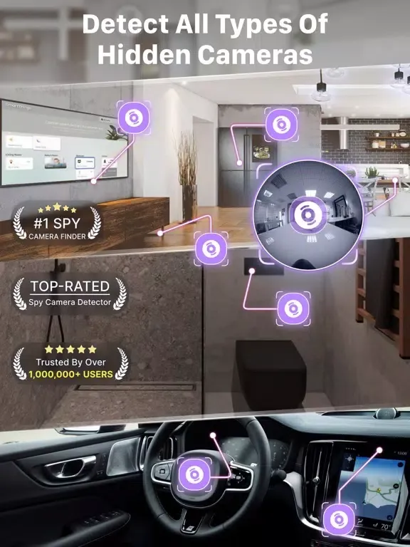 Hidden Camera Finder Detector iPad  스크린샷
