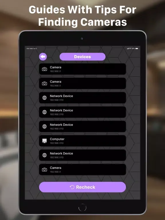 Hidden Camera Finder Detector iPad  스크린샷