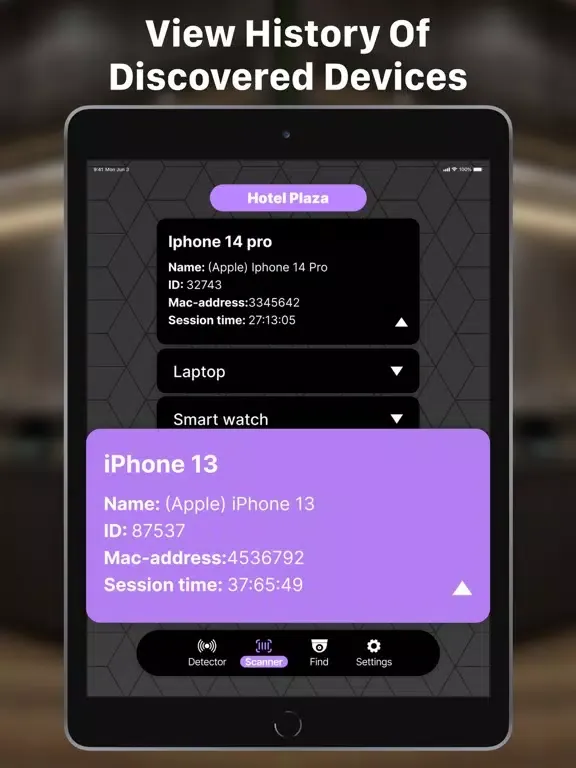 Hidden Camera Finder Detector iPad  스크린샷