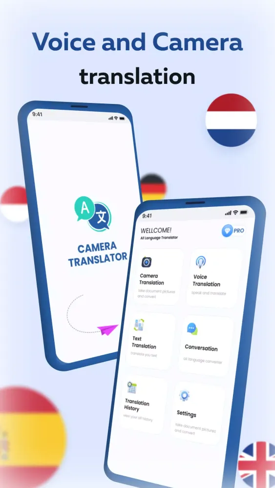 Text and voice translator Screenshots