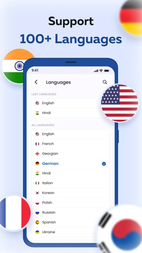 Text and voice translator Screenshots