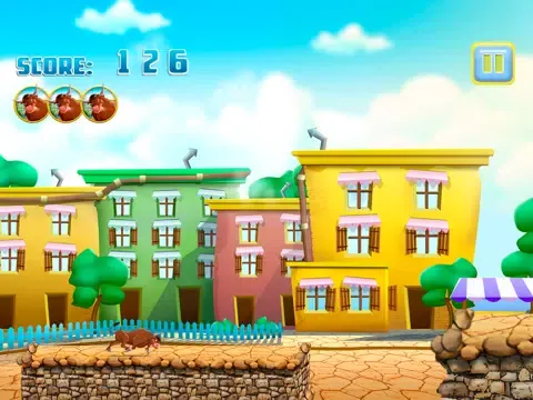 Bull Running Street : Racing against Kid Friends during Day iPad  سکرین شاٹس