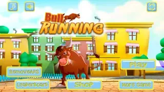 Bull Running Street : Racing against Kid Friends during Day سکرین شاٹس