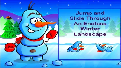 Tangkapan skrin Frozen Snowman Run