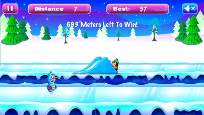 Tangkapan skrin Frozen Snowman Run