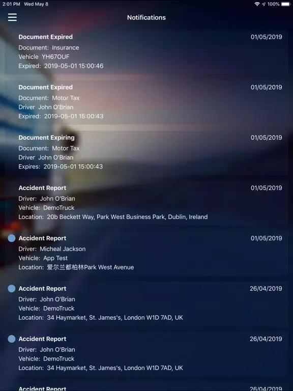 CameraMatics SafeManager iPad  Screenshots