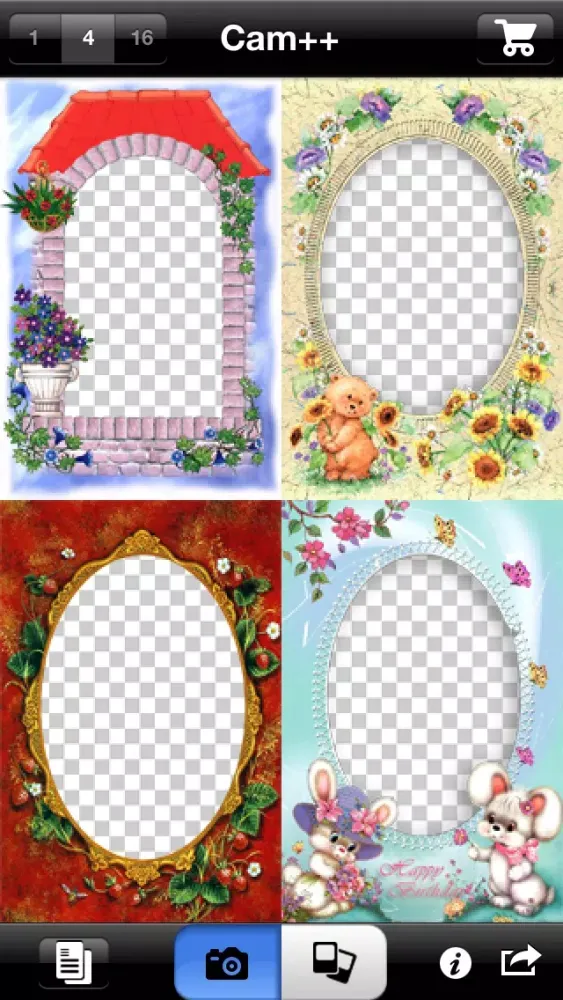 Cam++ Baby Photo Frames Screenshots