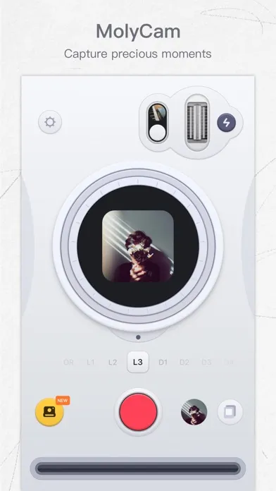 Скриншоты MolyCam - Retro Effects Camera