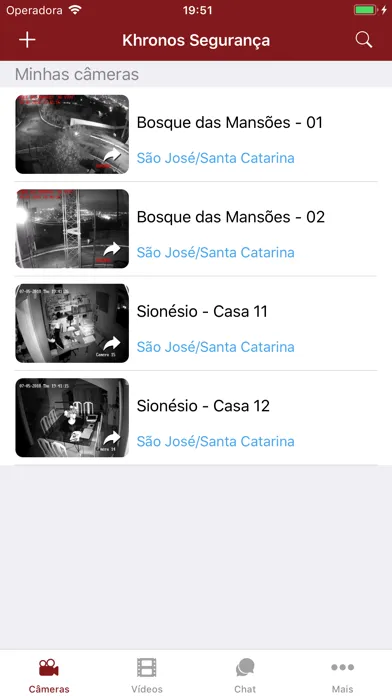 Tangkapan skrin Khronos ao Vivo