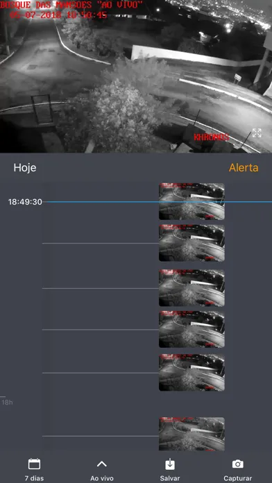 Tangkapan skrin Khronos ao Vivo