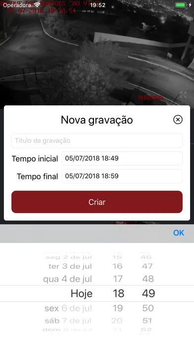 Tangkapan skrin Khronos ao Vivo