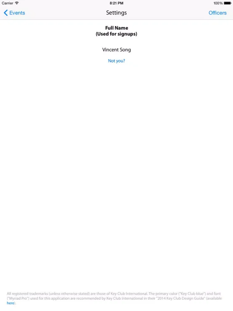 تصاویر Pocket Key Club for Dulaney High School iPad 