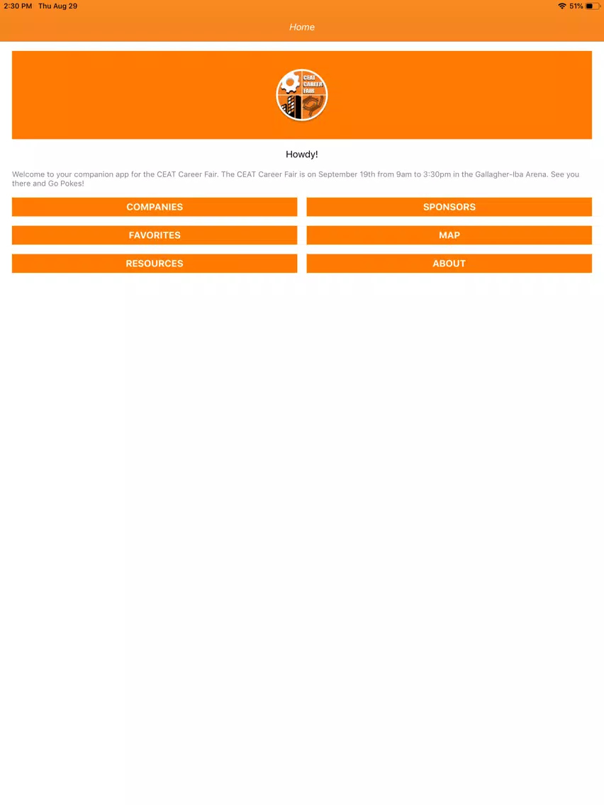تصاویر CEAT Career Fair iPad 