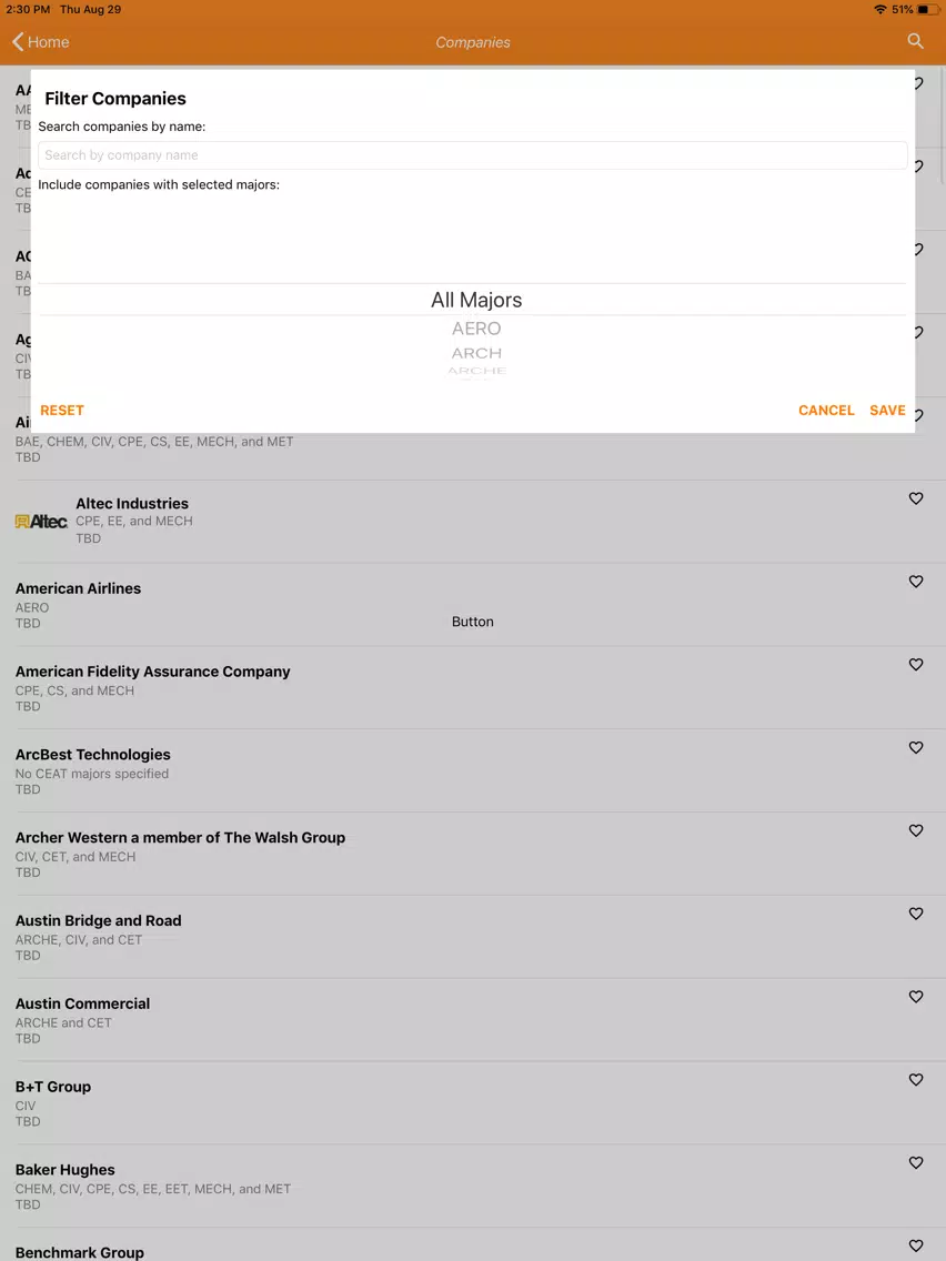 تصاویر CEAT Career Fair iPad 