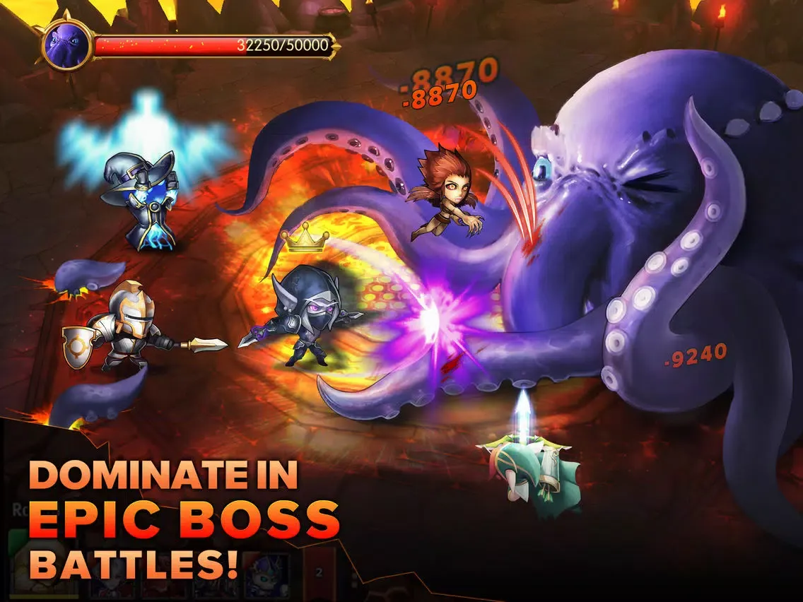 Ảnh chụp màn hình của Heroes Tactics : PvP Strategy Game iPad 