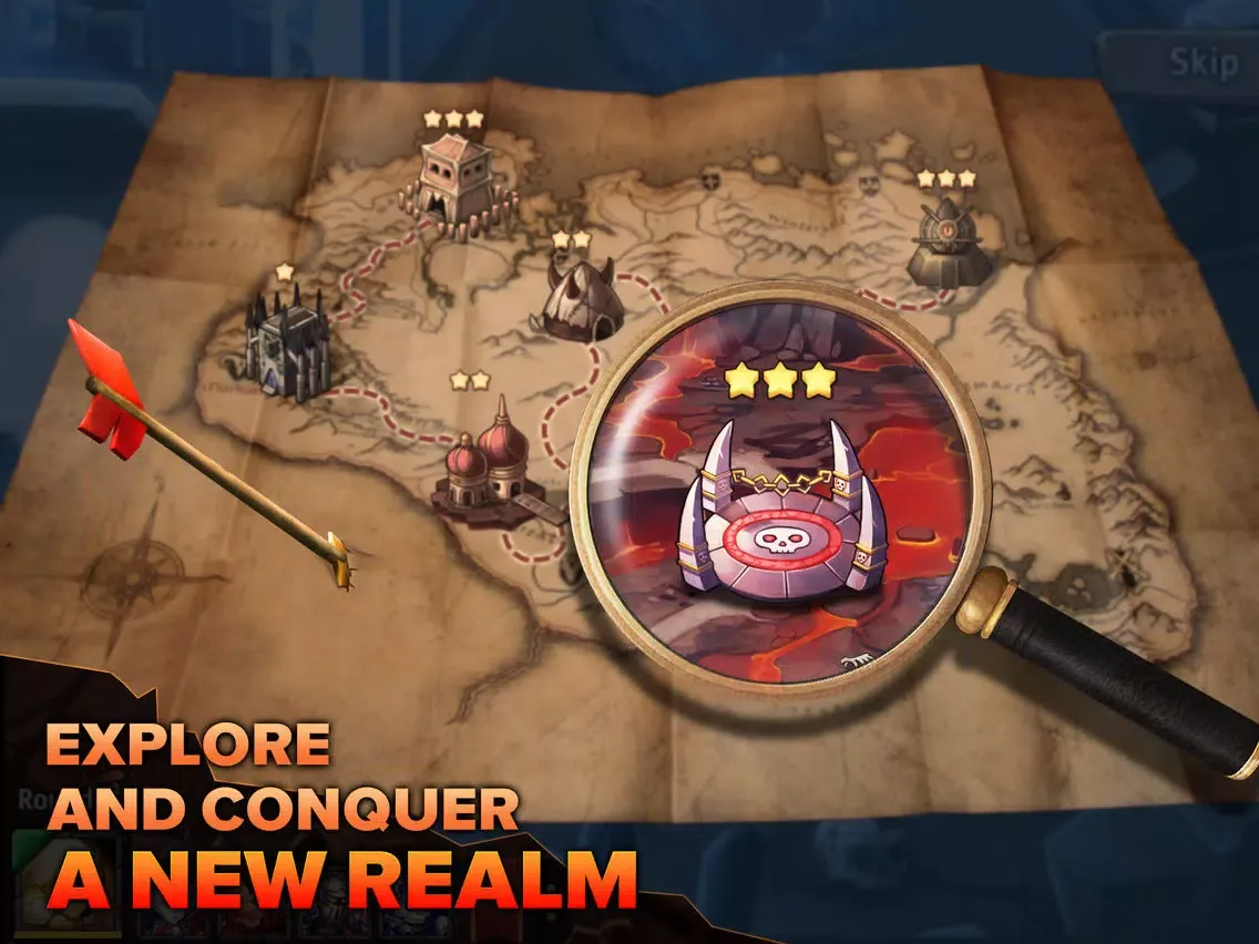 Ảnh chụp màn hình của Heroes Tactics : PvP Strategy Game iPad 