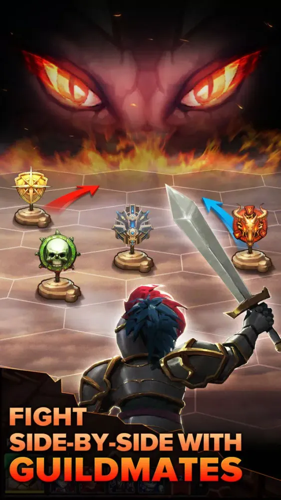 Ảnh chụp màn hình của Heroes Tactics : PvP Strategy Game