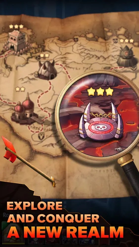 Ảnh chụp màn hình của Heroes Tactics : PvP Strategy Game