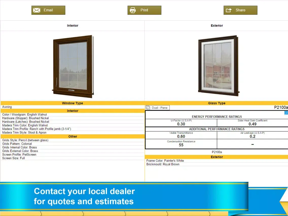 تصاویر Sunrise Windows Configuration App iPad 