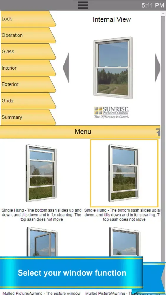 تصاویر Sunrise Windows Configuration App