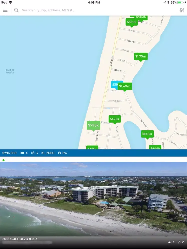 Capturas de tela do Camila Gilsenan Realtor iPad 