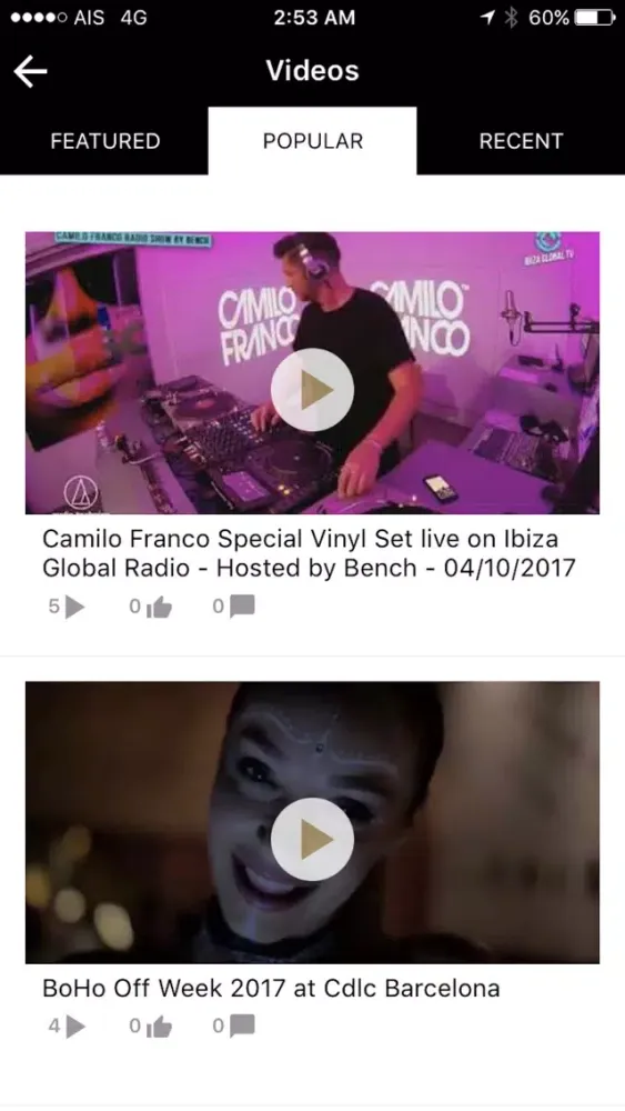 Tangkapan skrin Camilo Franco