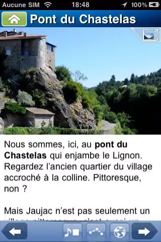Capturas de tela do Ardèche mobile