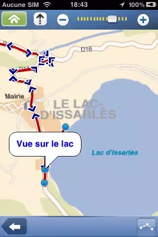 Capturas de tela do Ardèche mobile
