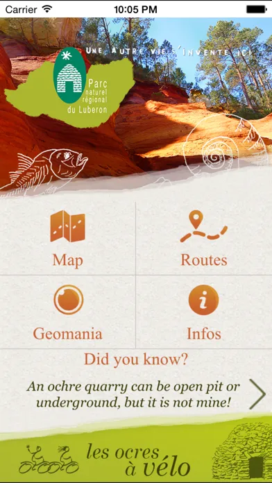 Ochre by bike Screenshots