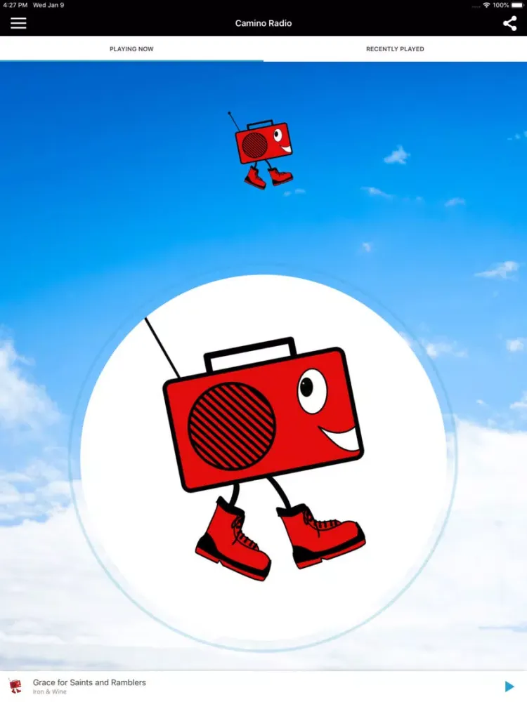Zrzuty ekranu Camino Radio iPad 