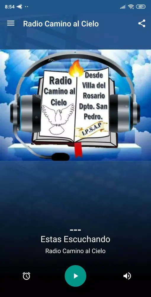 Captures d'écran de Radio Camino al Cielo