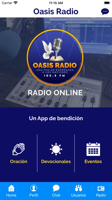 Captures d'écran de Oasis Radio