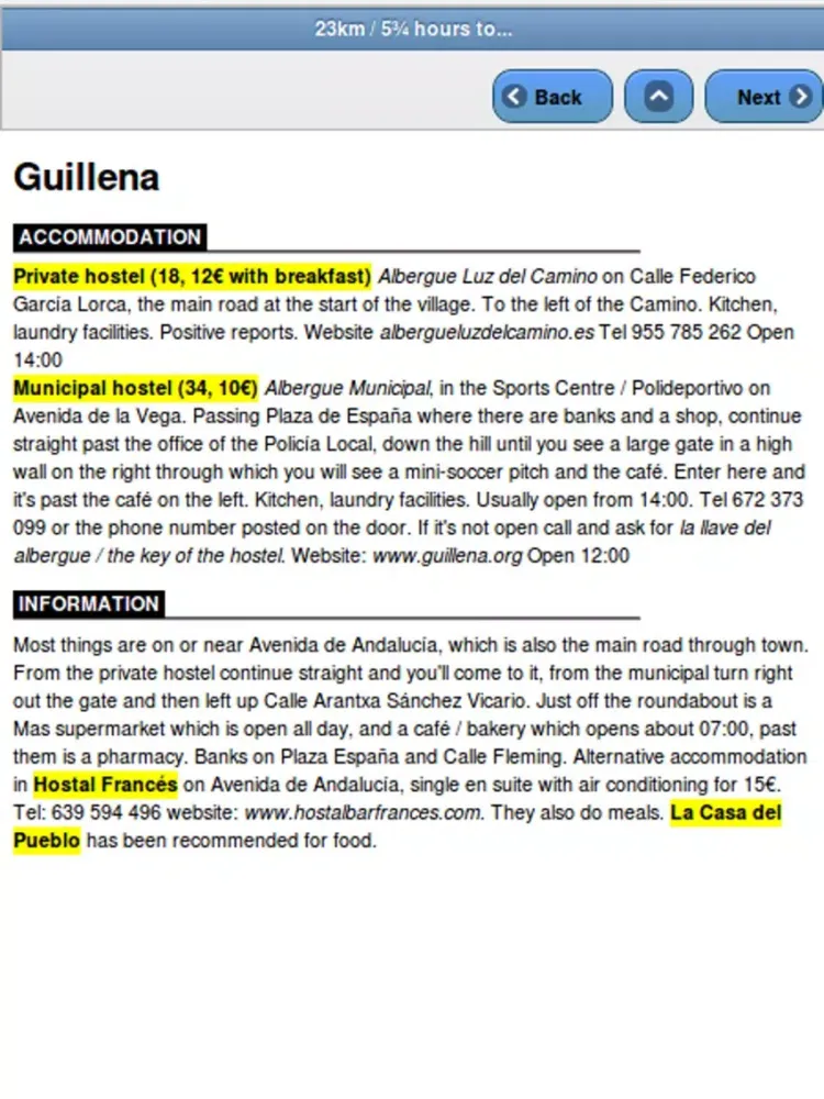 Via de la Plata Walking Guide iPad  স্ক্রিনশট