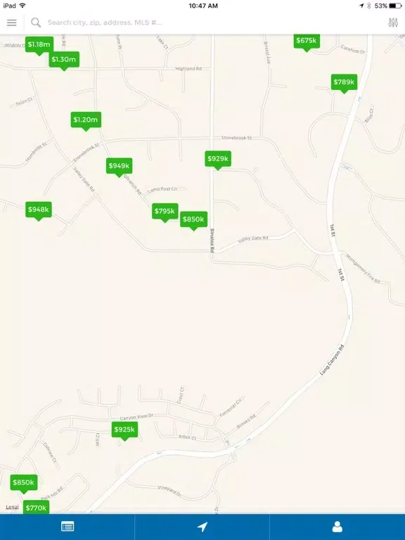 Cami Sells Homes iPad  Screenshots