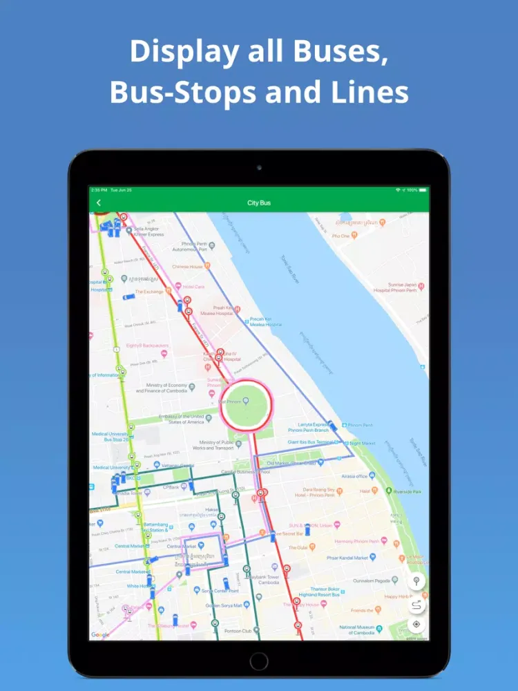 City Bus Official iPad  स्क्रीनशॉट