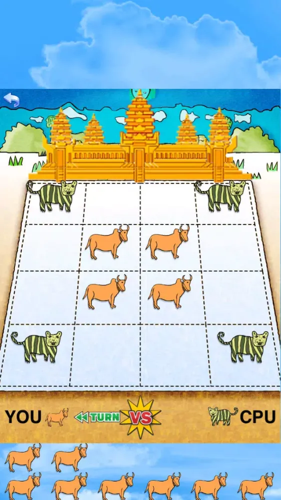 Tigers vs. Cows Khla Si ko Khmer Classic Game Screenshots