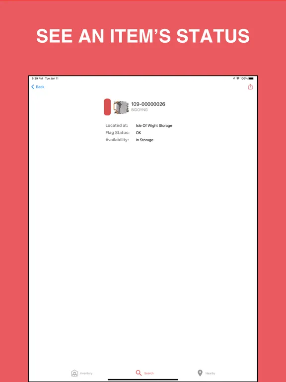 تصاویر Kelvatek: Equipment Manager iPad 