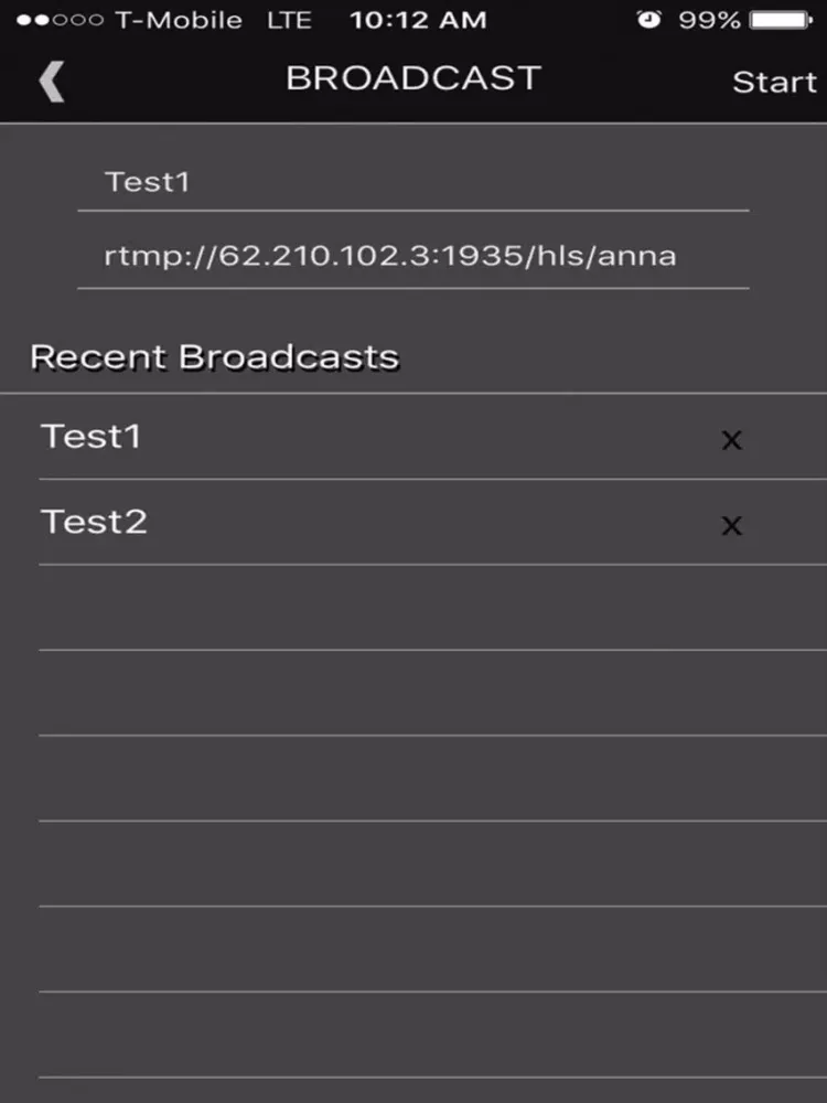 Camlink Broadcaster iPad  Screenshots