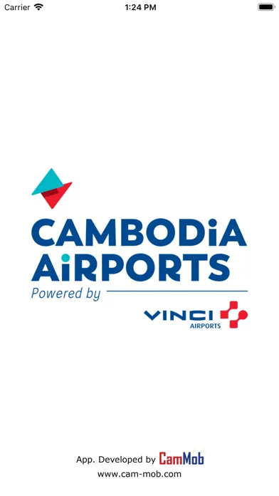 Tangkapan layar Cambodia Airports
